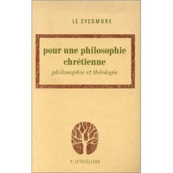 Pour une philosophie chrétienne