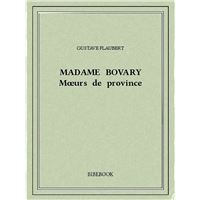 Madame Bovary — Moeurs de province