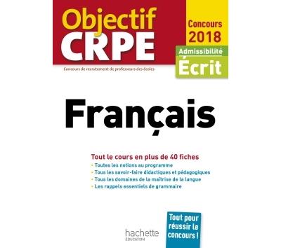 Objectif CRPE en fiches Français, Admissibilité écrit