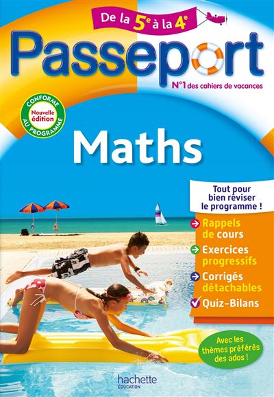 Passeport - Maths de la 5e à la 4e