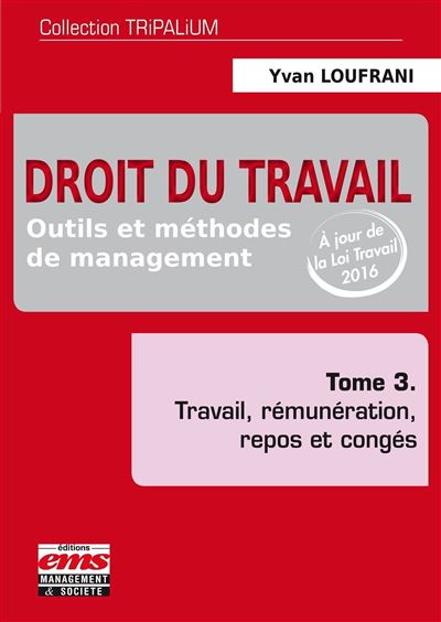 Droit du travail, outils et méthodes de management