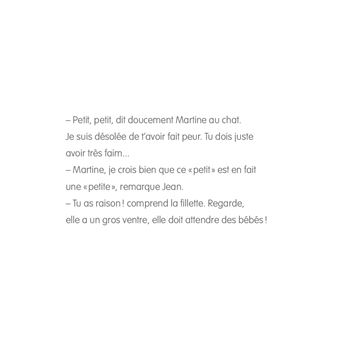 Martine et les bébés chats