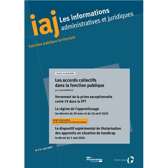 Les accords collectifs dans la fonction publique