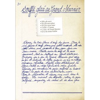 Desserts d'autrefois