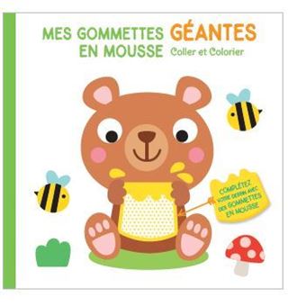 Ours Mes gommettes géantes en mousse