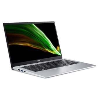 PC Portable Acer Swift 1 SF114-34-P8U7 14” Intel Pentium Silver 8 Go RAM 512 Go SSD Argent