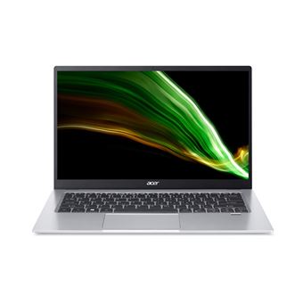 PC Portable Acer Swift 1 SF114-34-P8U7 14” Intel Pentium Silver 8 Go RAM 512 Go SSD Argent