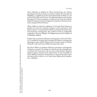 Du "Grand Tour" au Traité de Rome : l'Europe au bout du voyage