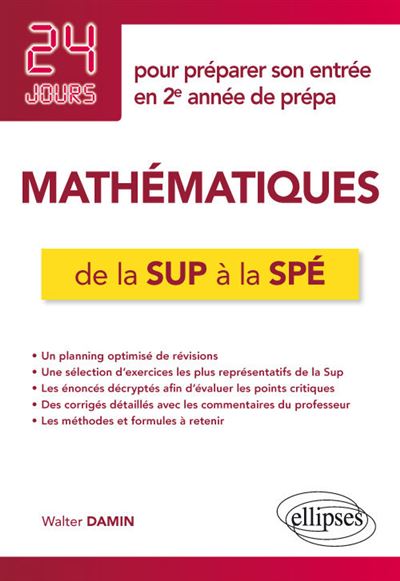 Mathématiques de la Sup à la Spé