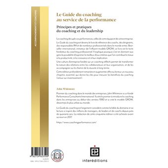 Le guide du coaching au service de la performance