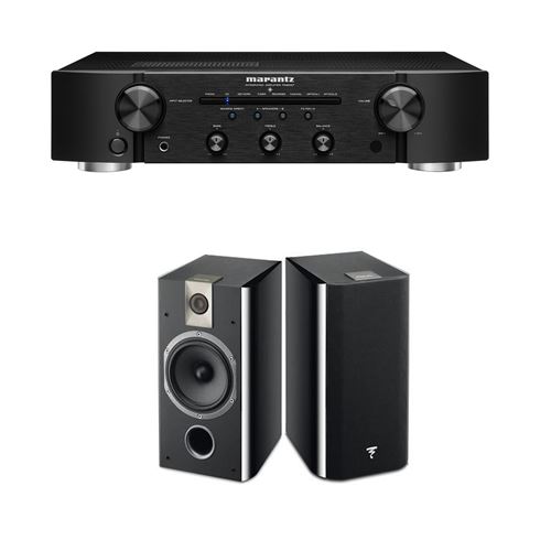 Amplificateur hi-fi Marantz PM6007 Noir + Enceinte Focal Chorus 706 Noir Vendue par paire