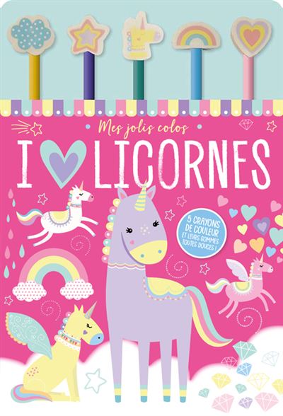 I love licornes (coll. mes jolis colos) - Mark McKeown - Boîte ou accessoire