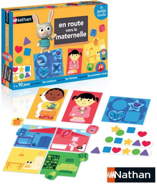 Coffret éducatif En route vers la maternelle Nathan