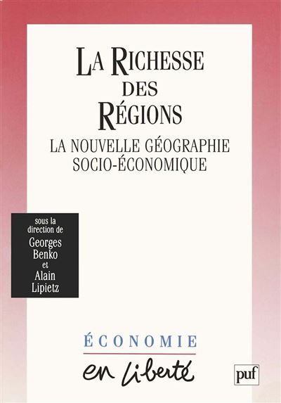 Richesse des regions le nle geographie socioeconomique