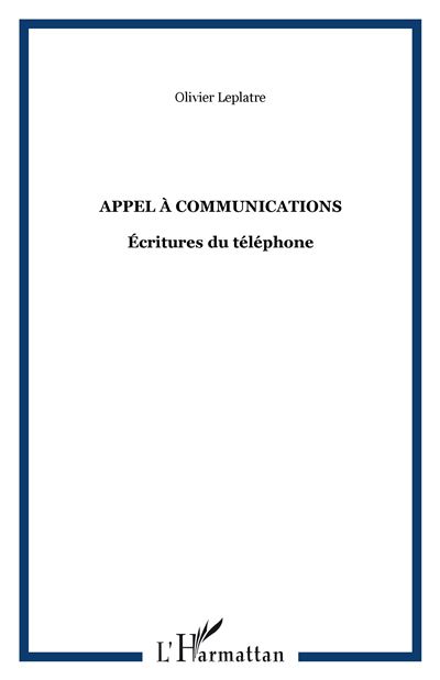 Appel à communications