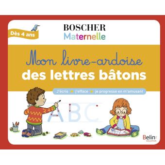 Mon livre-ardoise des lettres bâtons