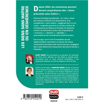 Les biens sans maître ou en déshérence