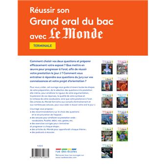 Réviser son Grand oral du bac avec le Monde 2022