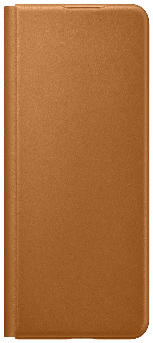 SAMSUNG LEATHER FLIP COVER CAMEL GALAXY Z FOLD3 5G