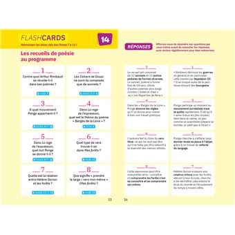 Fiches bac Français 1re générale & techno Bac 2024