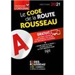 Code Rousseau de la route B 2021
