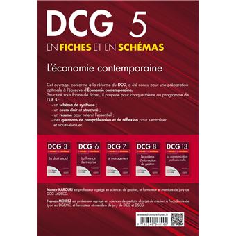 DCG 5 - L'Économie contemporaine en fiches et en schémas