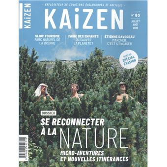 Kaizen 63 : juillet-aout 2022
