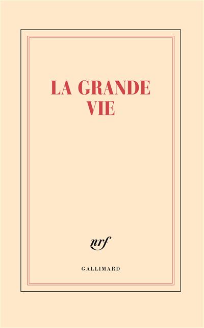 Grand carnet la grande vie