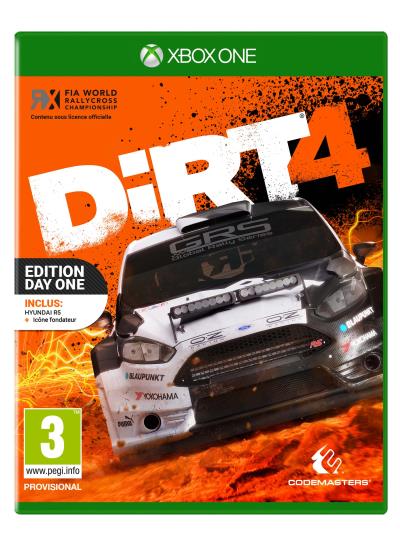 DiRT 4 Edition Day One Steelbook Xbox One