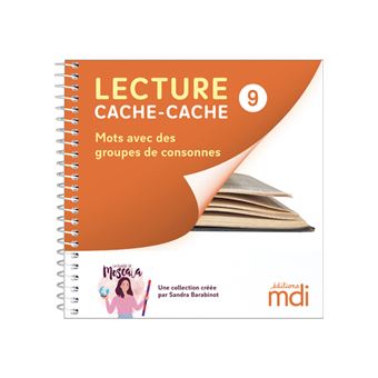 Lecture cache-cache - Livre 9 - Groupes de consonnes