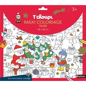 T'choupi maxi coloriage Noël