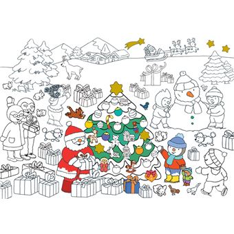 T'choupi maxi coloriage Noël