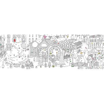 Coloriage Marché De Noel Le Marche De Noel Livre Depliant A Colorier Cartonne Ruth Russell Achat Livre Fnac