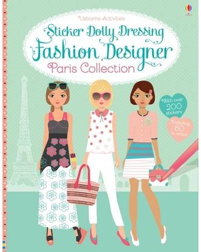 Sticker dolly dressing fashion designer