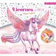 Licornes de rêve - Cartes à pailleter Magie des fleurs