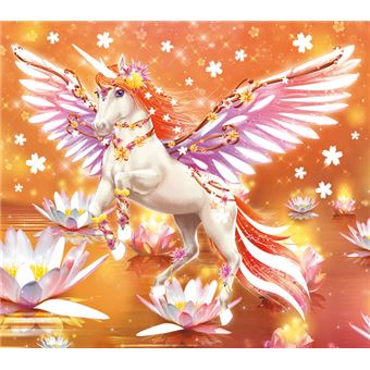 Licornes de rêve - Cartes à pailleter Magie des fleurs