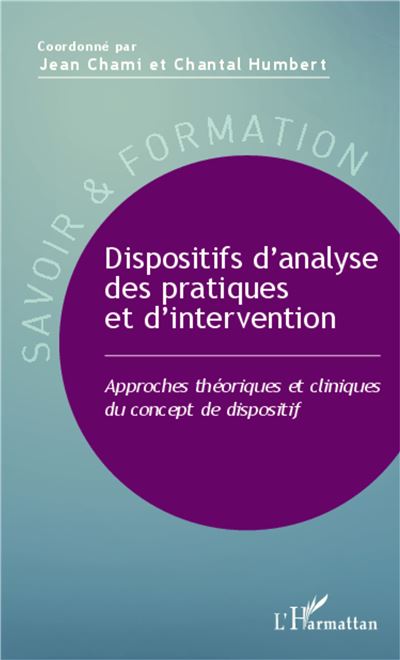 Dispositifs d'analyse des pratiques des pratiques et d'intervention