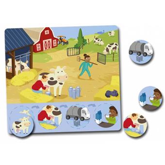 Puzzle enfant Abeilles Produits de la ferme