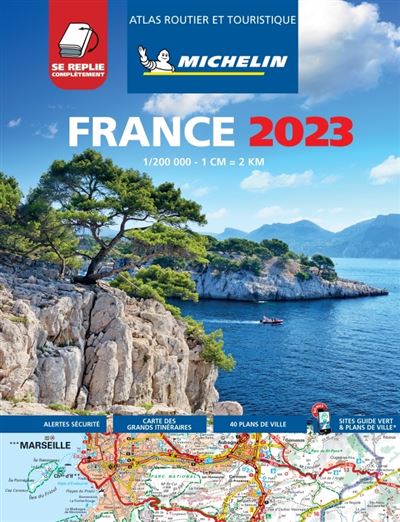 Atlas Routier France 2023 Michelin Tous Les Services Utiles A4 Multiflex Broché 5825