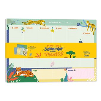 Ma papeterie créative - mon joli semainier pour m'organiser