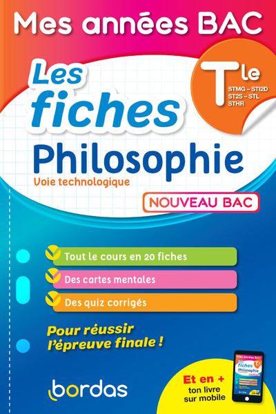 Mes années Bac - Les fiches Philosophie Tle voie Technologique -  Collectif - broché