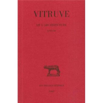 De l'Architecture. Livre III