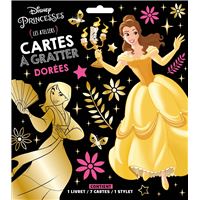 DISNEY PRINCESSES - Pochette Les Ateliers - Cartes à gratter dorées