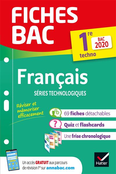 franþais 1re technologique