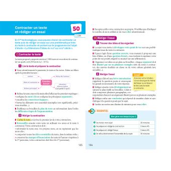 Fiches bac Français 1re  technologique Bac 2020
