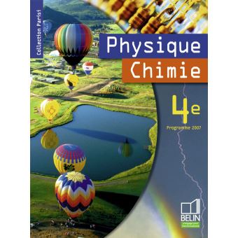 Physique Chimie 4e Manuel Eleve Broche Pascal Borruto Eric Donadei Fabienne Foltrauer Achat Livre Fnac