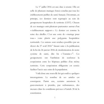 L'équation hospitalière