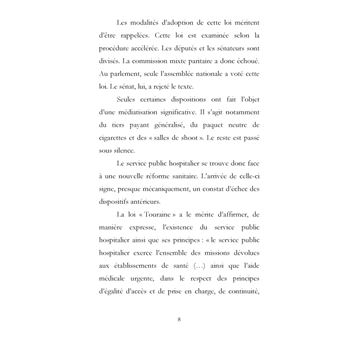 L'équation hospitalière