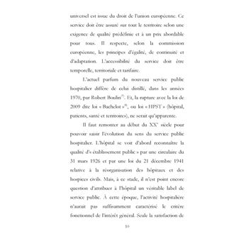 L'équation hospitalière