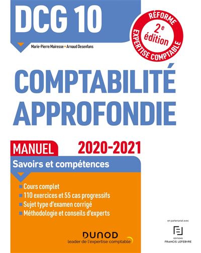 Dcg 10 Comptabilité Approfondie Manuel 20202021 20202021 2020